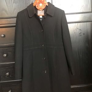JCrew Gorgeous BLACK coat Like NEW!